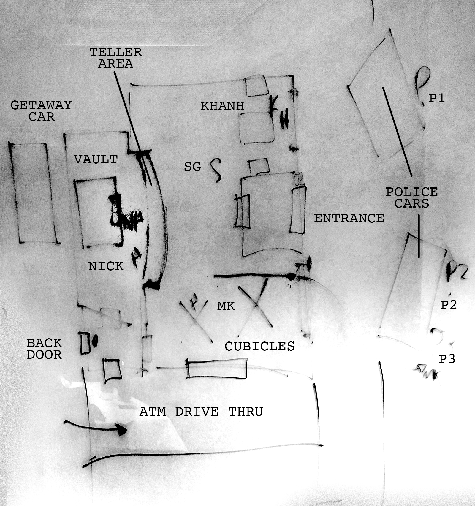 Our map of the shootout