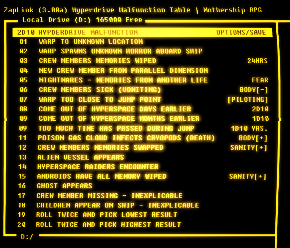 Working on some new ways to present tables in the module