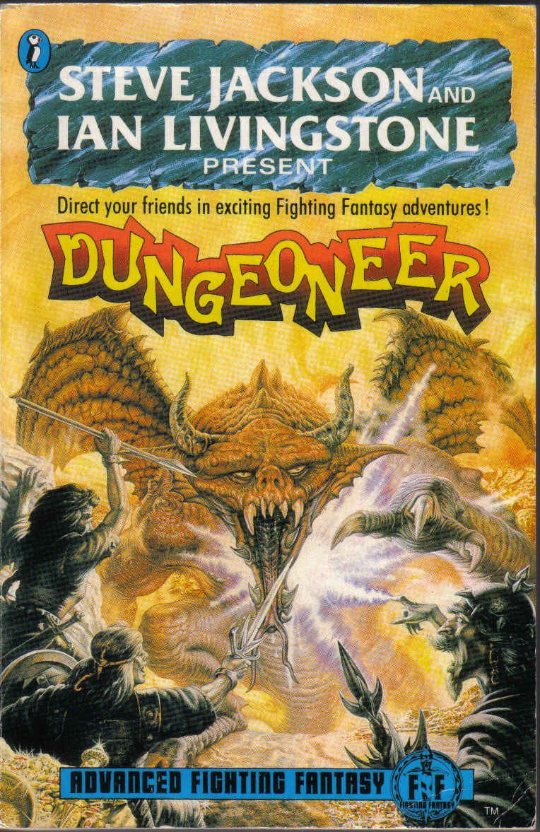 Apparently Dungeoneer is kinda like the PHB + DMG + an adventure for the AFF series