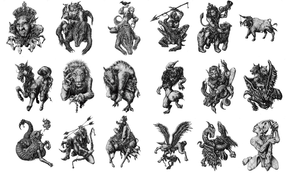 The Lesser Key of Solomon - I can’t figure out who the illustrator is